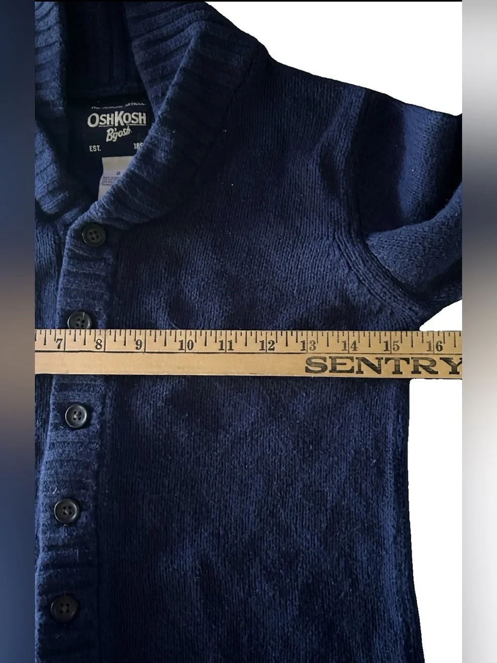 OshKosh B'gosh Navy Blue ButtOshKosh B'gosh Navy Blue Button Up Cardigan Sweater